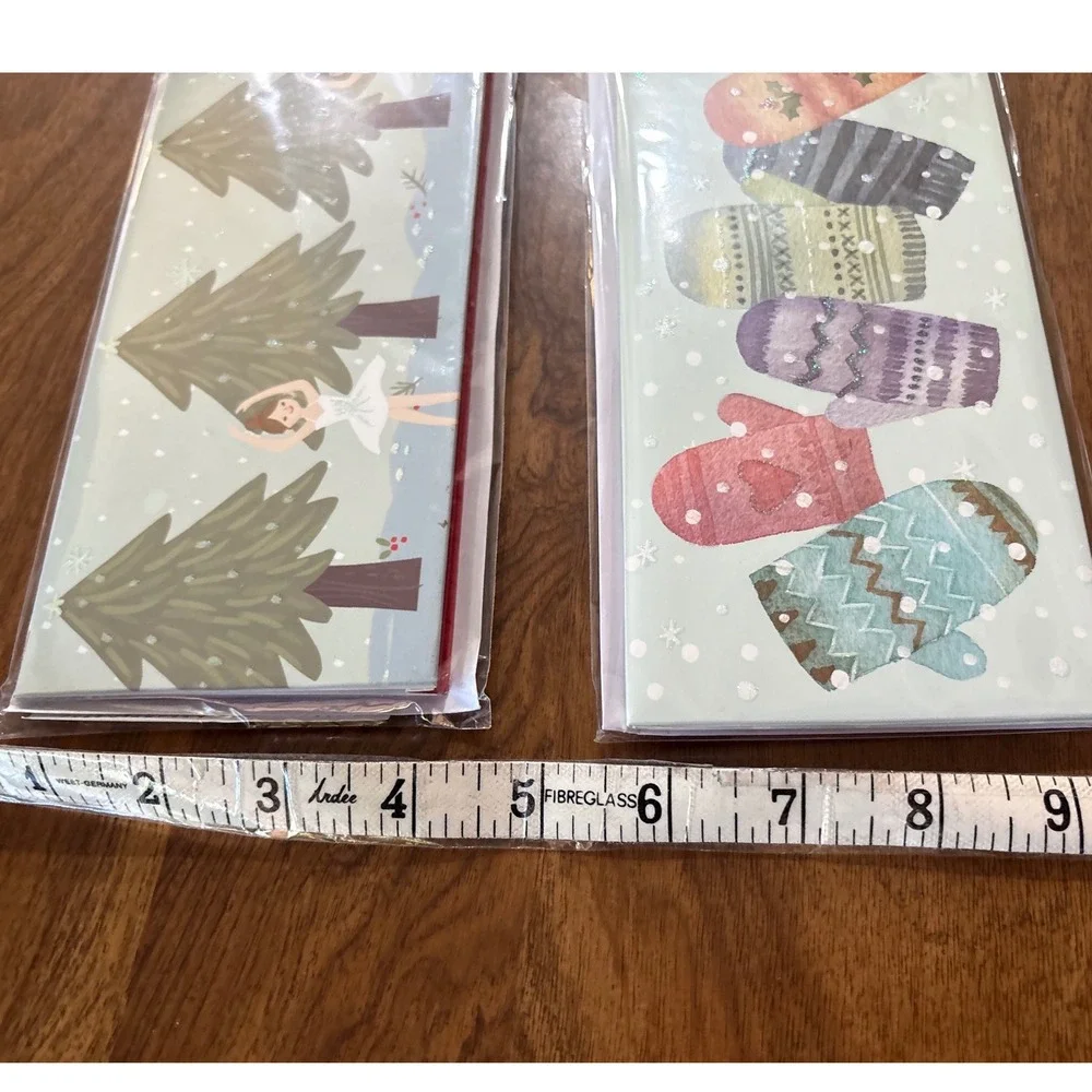 2‎ Up With Paper Christmas Greeting Cards Nutcracker Snowy Mittens Sound
